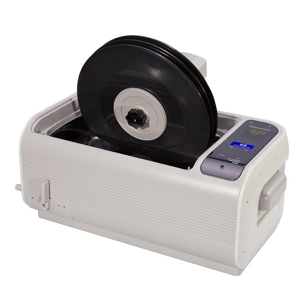 Ultrasonic Cleaner With Drain Valve Valve - جهاز تنظيف الأقراص الفينيل بالموجات فوق