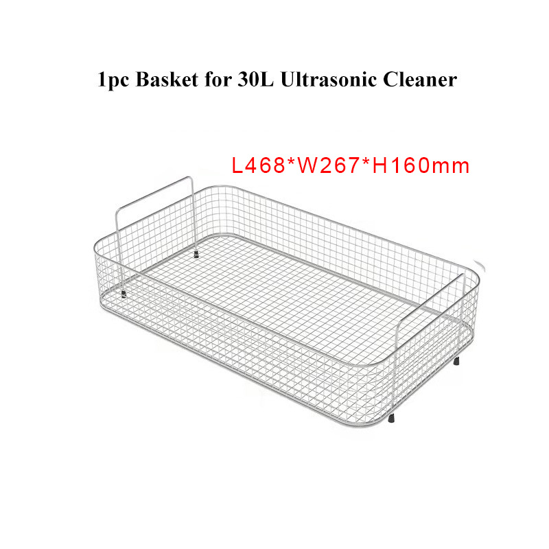 Stainless Steel Ultrasonic Cleaner 22L Basket - سلة تنظيف بالموجات فوق الصوتية سعة