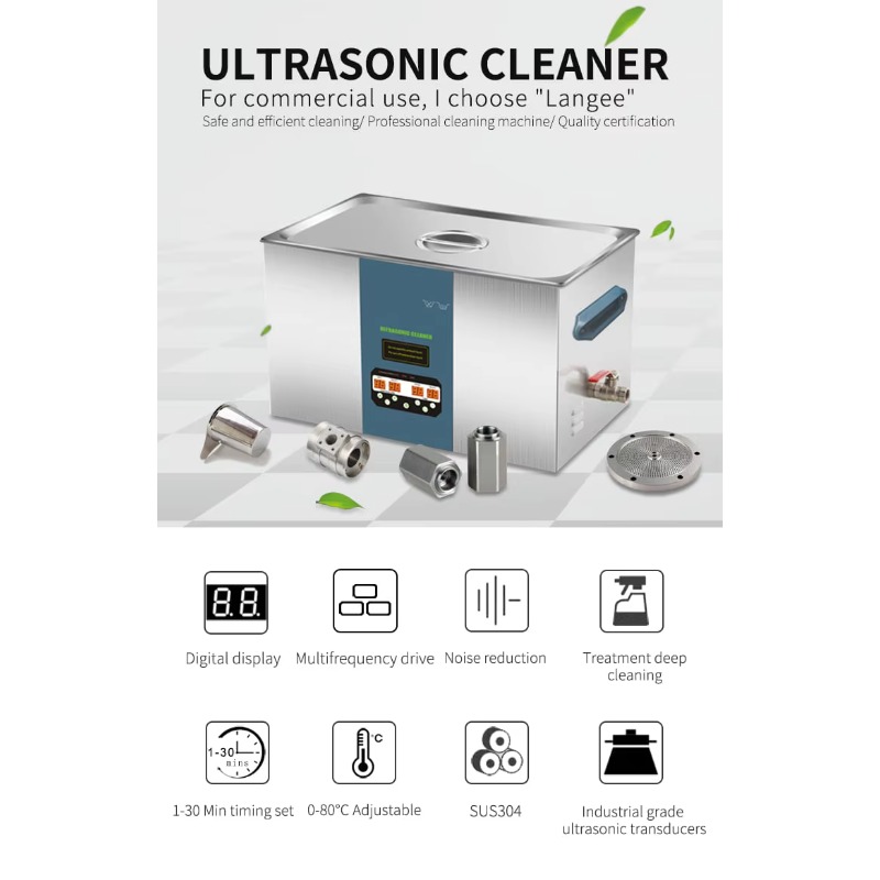 منظف بالموجات فوق الصوتية متعد - مراجعة Ultrasonic Cleaner With Drain Valve Valve وسعره