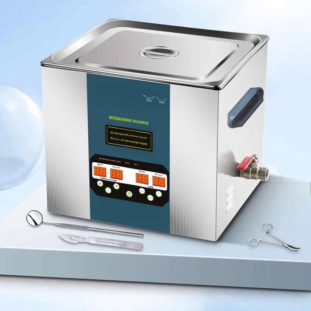 &11L جهاز تنظيف بالموجات فوق ا - مراجعة Ultrasonic Cleaner With Drain Valve Valve وسعره
