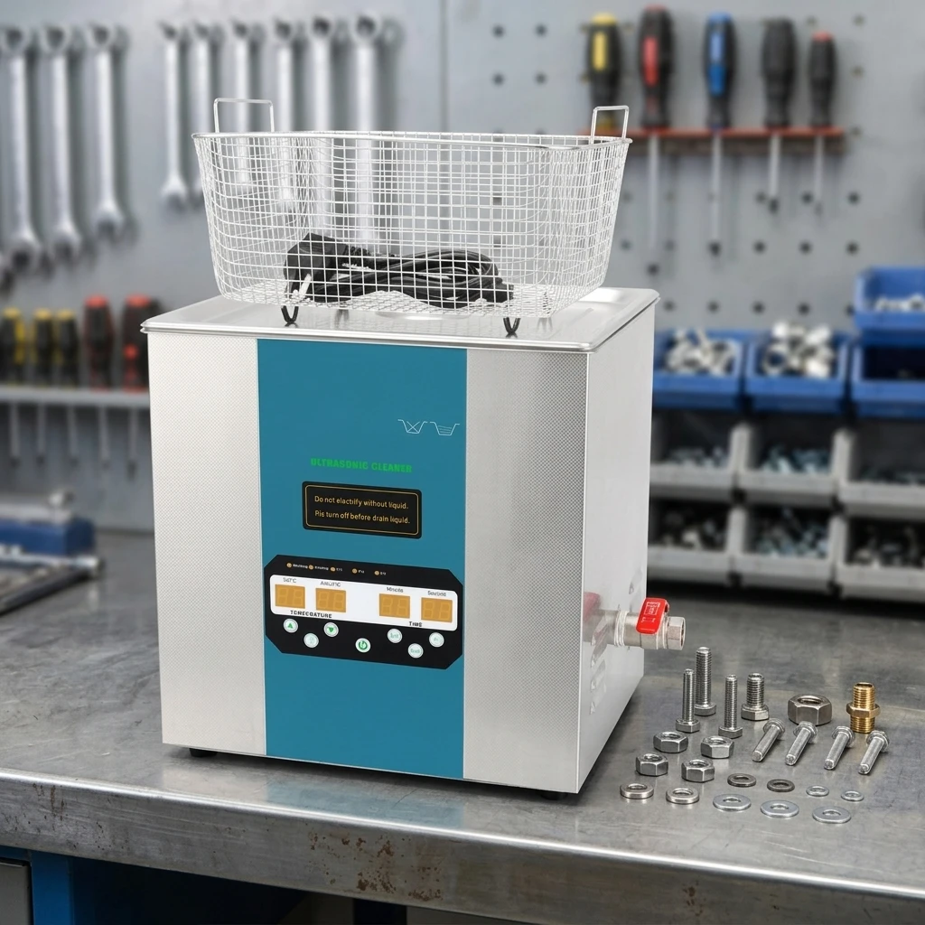 &11L جهاز تنظيف بالموجات فوق ا - مراجعة Ultrasonic Cleaner With Drain Valve Valve وسعره