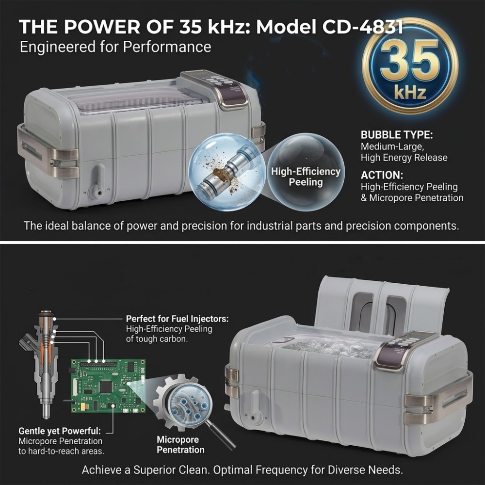 منظف بالموجات فوق الصوتية احتر - مراجعة Ultrasonic Cleaner With Drain Valve Valve وسعره