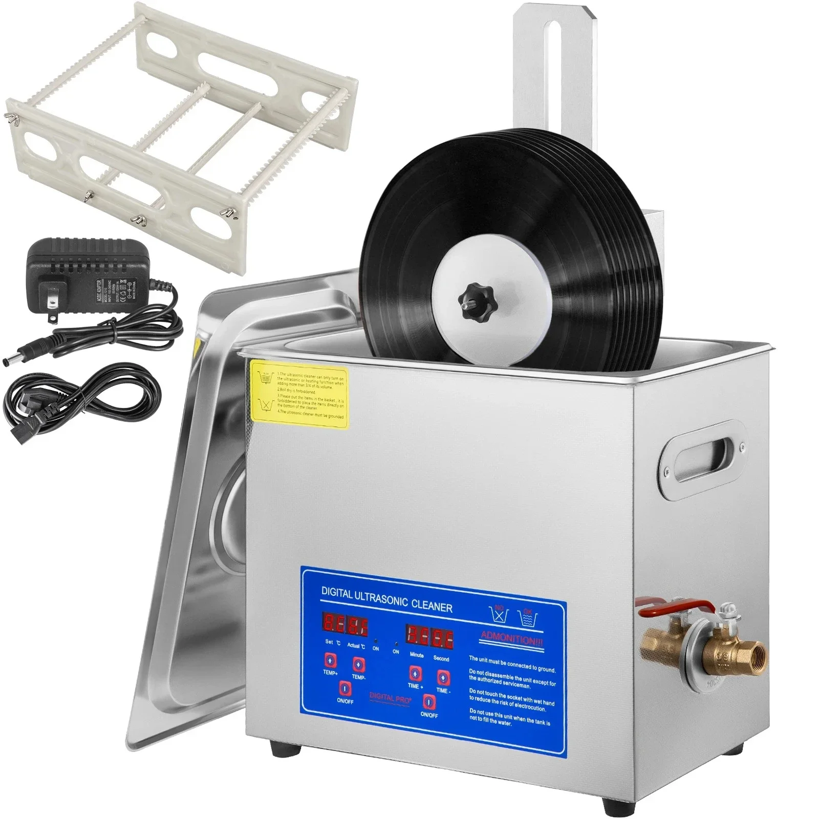 جهاز تنظيف الأجزاء بالموجات فو - مراجعة Industrial Ultrasonic Cleaner 30L Heater وسعره