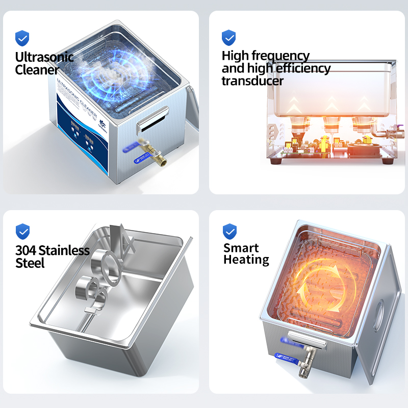 جهاز تنظيف بالموجات فوق الصوتي - مراجعة Ultrasonic Cleaning Machine 10L Digital وسعره